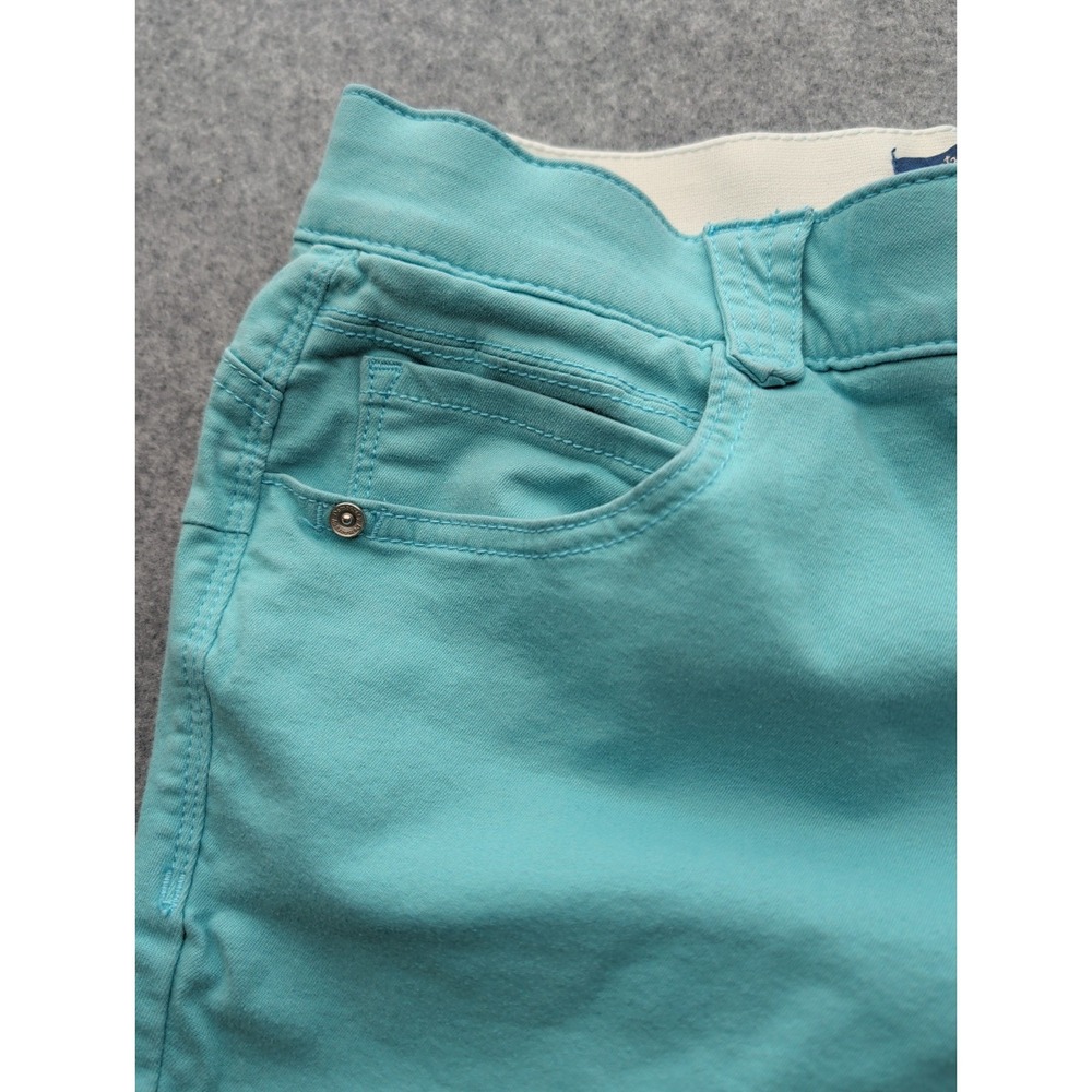 Democracy Ab Solution Capri Style Pants Women's 12 Turquoise Skinny - Picture 5 of 16